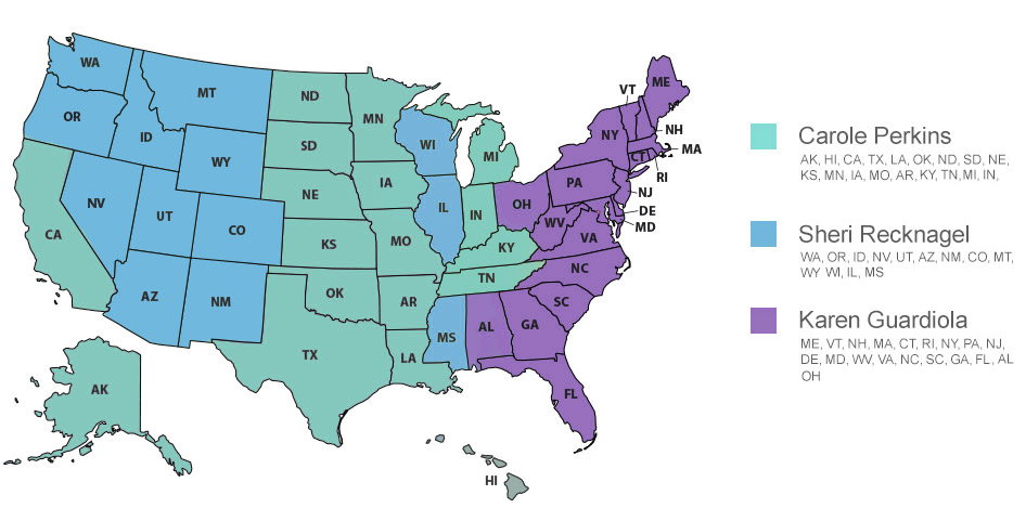 Sales rep map